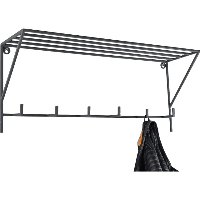 LOFT42 Hook Kapstok - Zwart – Metaal – 6 haken