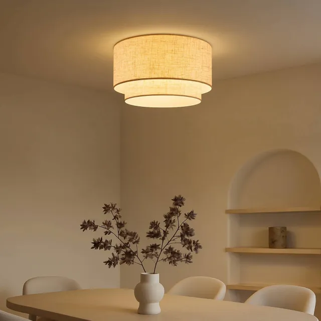 NOUS Living plafondlamp Daniel Naturel