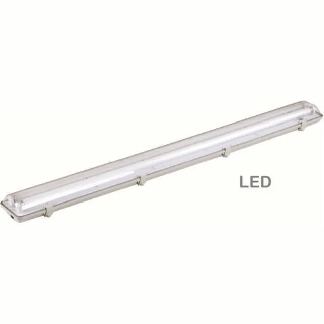 ABC-Led Armatuur 150cm inclusief dubbele LED TL - IP65 - 6000K wit