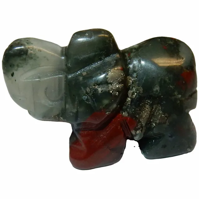 Shanna's Gems and more Miniatuur Olifant Heliotroop Klein multicolor