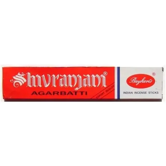 Baykeri's Wierookstokjes 'Shivranjani Agarbatti', extra lang, 40-45 sticks, 100 gram Rood