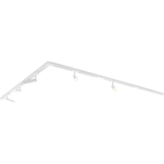 QAZQA iconic jeana luxe - Moderne Spot railsysteem verlichting, railverlichting geschikt voor led - 5 lichts - L 300 cm - Wit - Woonkamer | Slaapkamer | Keuken Wit - 5 lichts