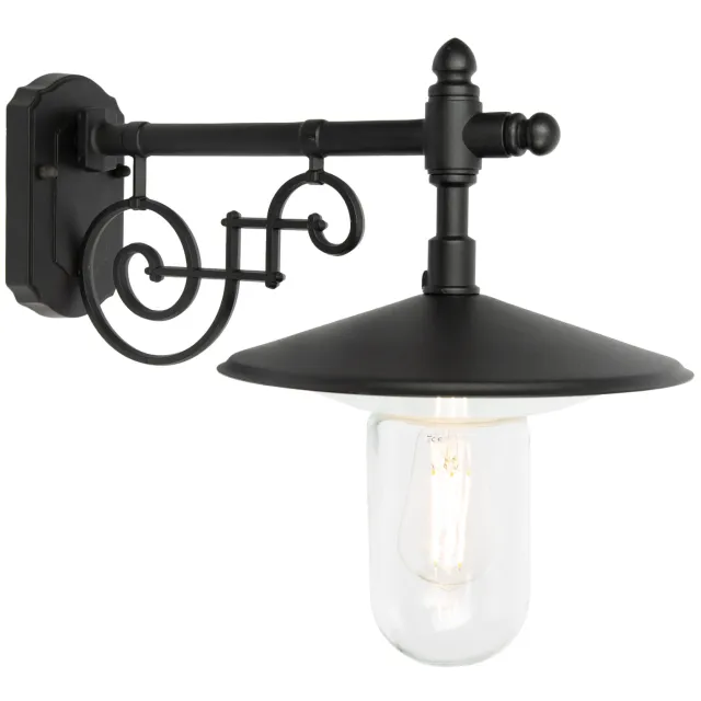 KS Verlichting Merano Wandlamp Zwart