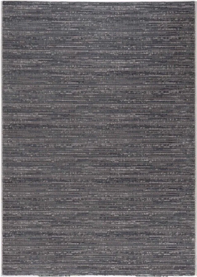 flycarpets ELEGANZA VLOERKLEED GESTREEPT MODERN LAAGPOLIG - DONKERGRIJS
