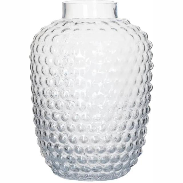 Ottosimon Bubble Vaas - Hoogte 25 cm - Diameter 18 cm - Helder Glas Meerkleurig