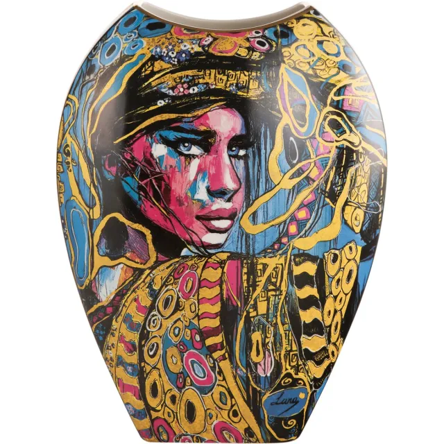 Goebel: Lana Frey Goebel - Lana Frey | Vaas Aphrodite | Porselein - 30cm - met echt goud Divers