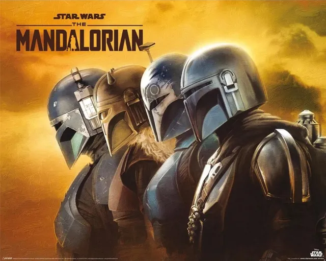 Star Wars The Mandalorian S3 Creed Poster 40x50cm Multi color