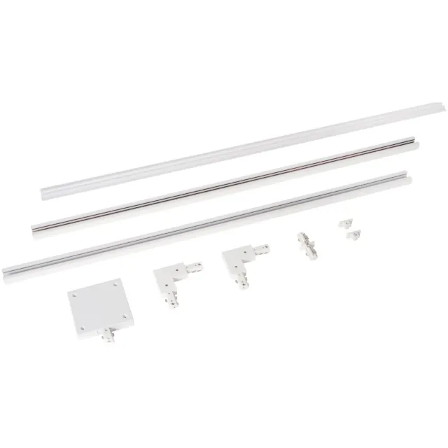 Lucide TRACK Starterset - 1-fase Railsysteem / Railverlichting - 2 meter - Wit