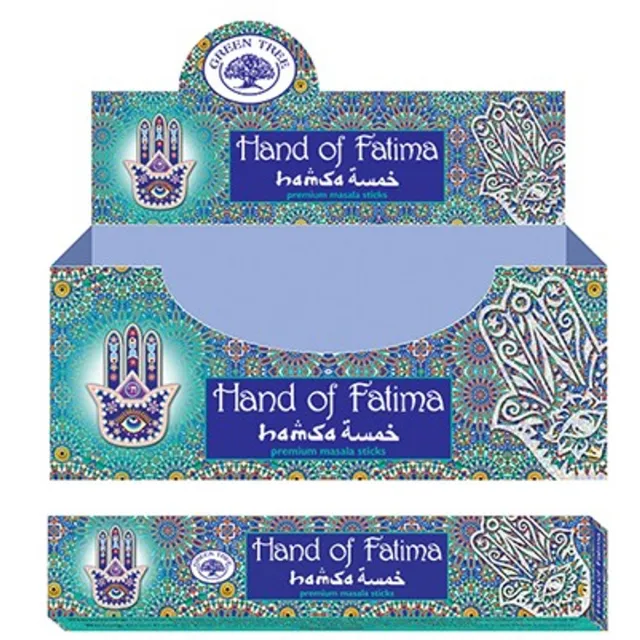 Green Tree Hand of Fatima - Green Tree masala wierookstokjes Multicolor
