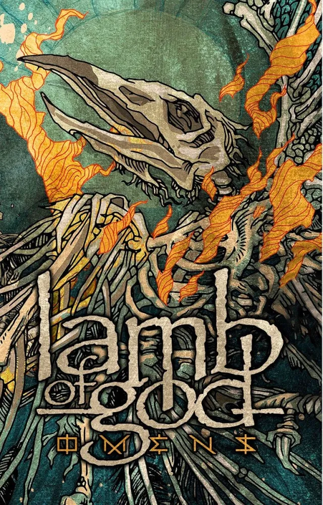 Razamataz Lamb Of God - Omens Textiel Poster - Multicolours