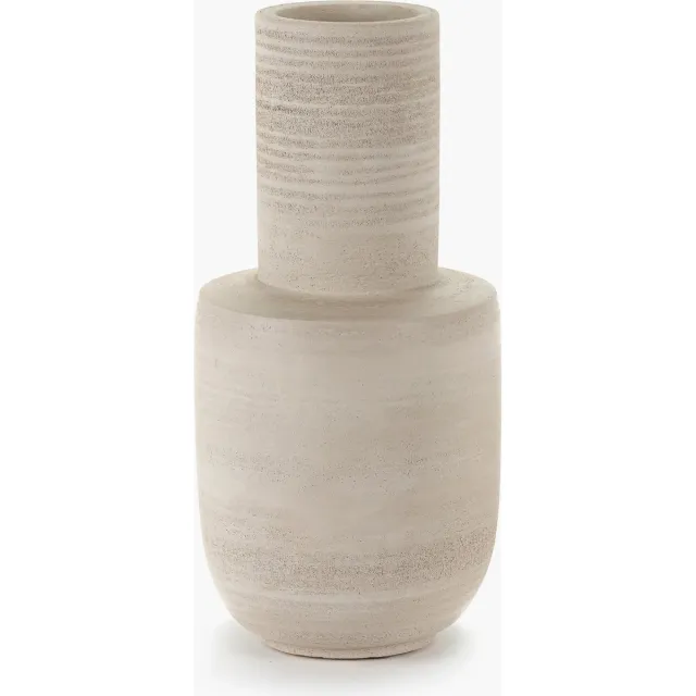 Serax Volumes By Piet Boon Vaas Medium Ø16cm Hoogte 37.5cm beige