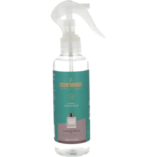 Scentmoods Interieurspray Black Myth 200ml - Roomspray - Huisparfum - Huisspray Transparant