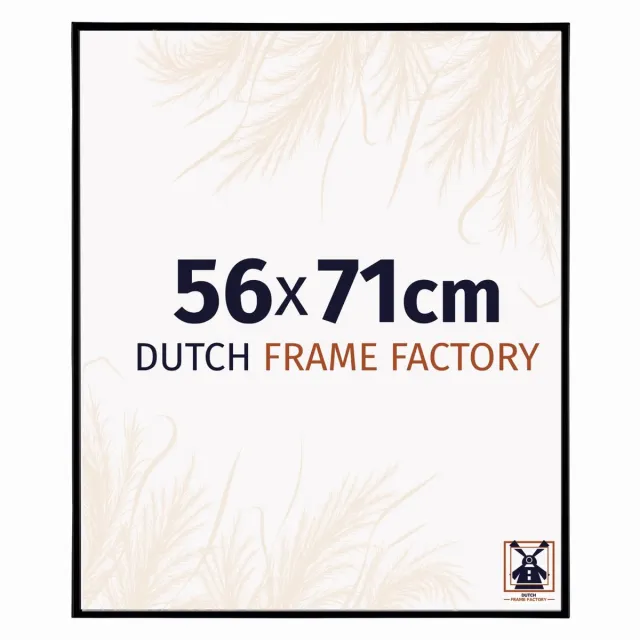 Dutch Frame Factory Fotolijst 56x71 cm - Kunststof - Zwart Mat - Easy