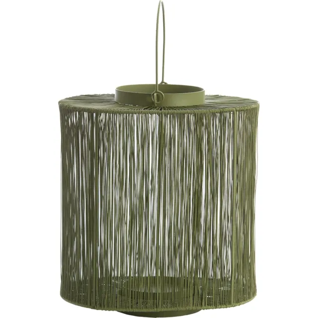 Light & Living Light&living Windlicht 28x20x30 cm BANJO olijf groen