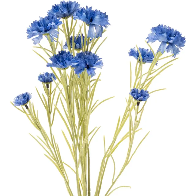 Viana Kunstmatige korenbloem voor een elegante woonkamerinrichting, zomerdec Blauw