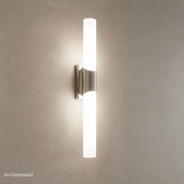 B.K.Licht Kave - LED Spiegellamp - badkamerlamp - spiegelverlichting - chroom - IP44 - 4.000K neutral wit licht - l:47cm Chroom (47cm)