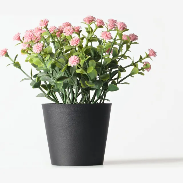 HEMA Kunstplant bloemetjes 15cm (groen)