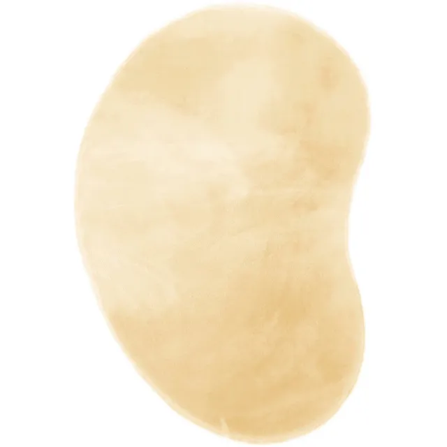 homebound by ky Karpet Fluffy organisch butter yellow geel