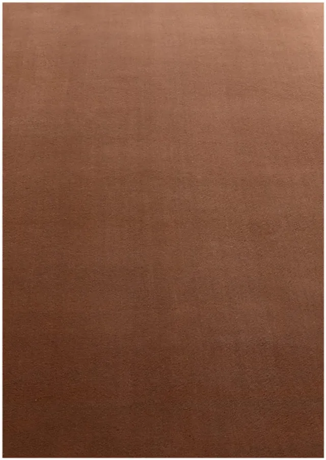 Ayyildiz Effen vloerkleed Sky wasbaar 200 x 290 cm Bruin tapijt