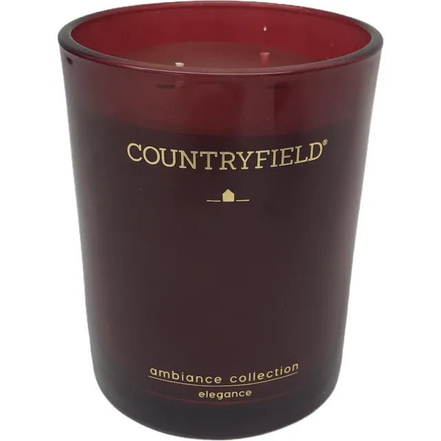 Countryfield Elegance Geurkaars rood 10,5cm