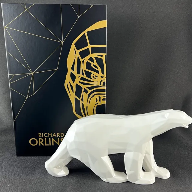Richard Orlinski Polar bear 23 cm wit