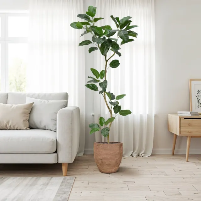 maxifleur Kunstplanten Ficus Audrey Kunstboom RT 240cm Groen