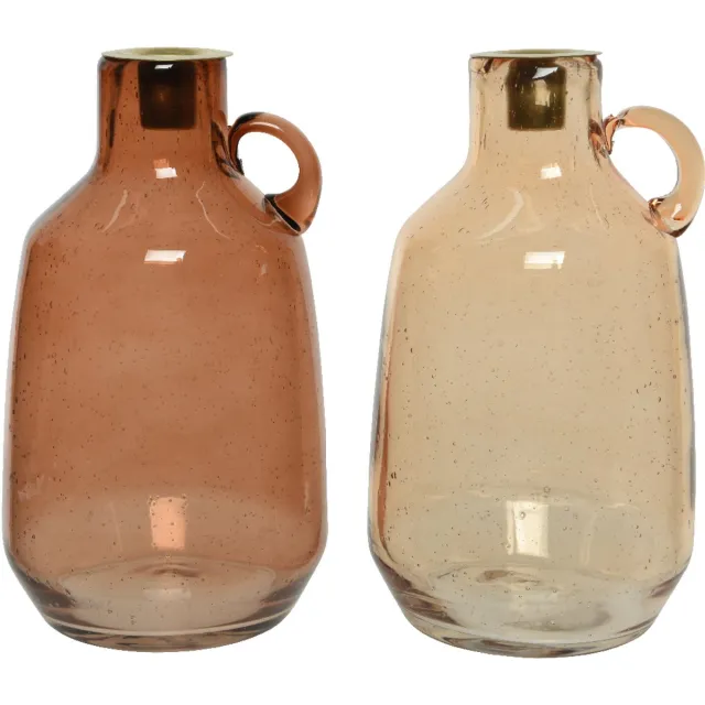 Kaemingk BV Kandelaar glas d12.5h22 cm a2 onbekend