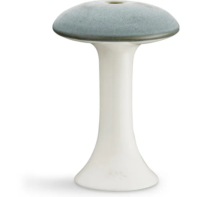 Kahler Design Ahlmann Kandelaar - 14 cm - Donker Groen/Wit