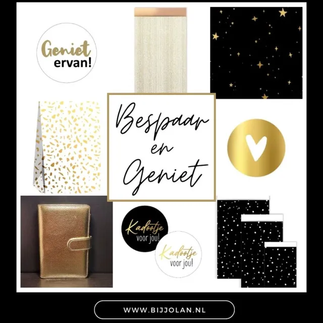 BijJolan Budgetplanner Adventskalender - 24 Delig - Huishoudboekje - Cadeautip natuurtinten