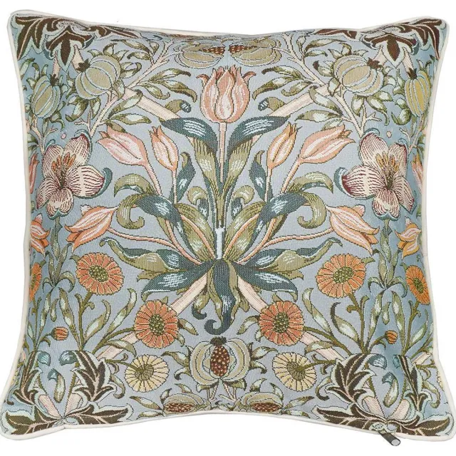 Signare Kussenhoes - Kunst - Luxe gobelinstof - Pomegranate en Lelie - William Morris - 45 x 45 cm multi
