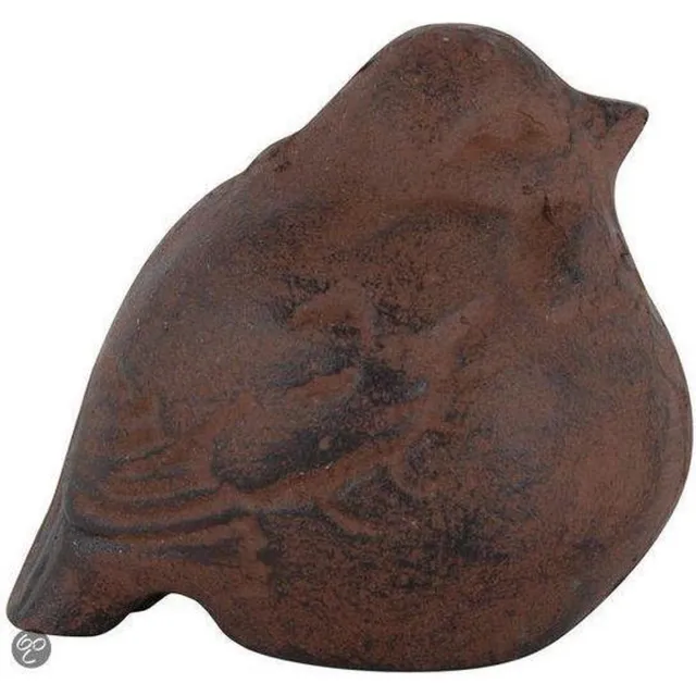 Esschert Design Gietijzeren vogel klein donkerbruin