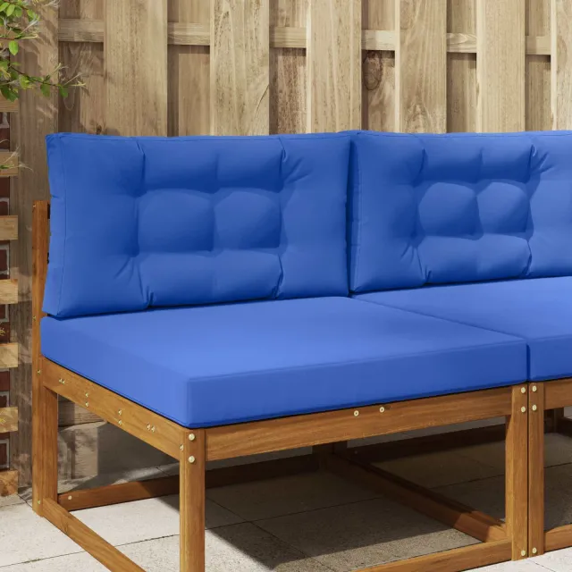 vidaXL Buiten bankkussen Stof Koninklijk Blauw 80 x 80 cm