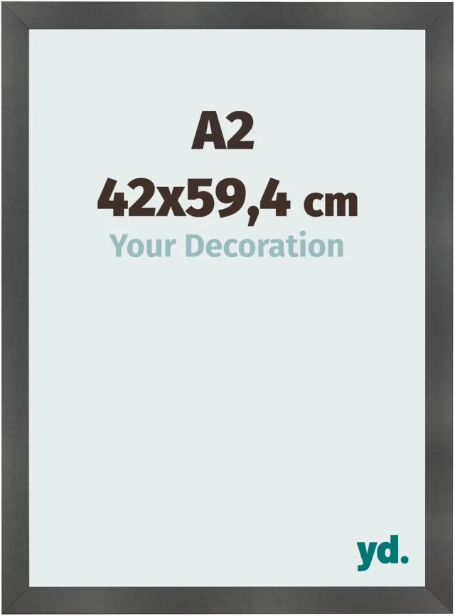 yd. Your Decoration - Fotolijst A2 42x59,4 cm - MDF - Zwart Mat - Pisa