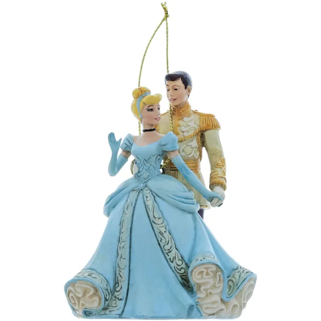 Enesco Assepoester en Prins Charming Ornament multi