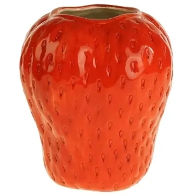 WV Design Vaas Aardbei - 18 cm rood