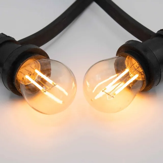 LumenXL Prikkabel set met 2 watt dimbare LED lampen met dubbele filament