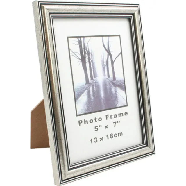 Framebasics Fotolijst - Antiek - Zilver - formaat 13 x 18 Zilverkleurig