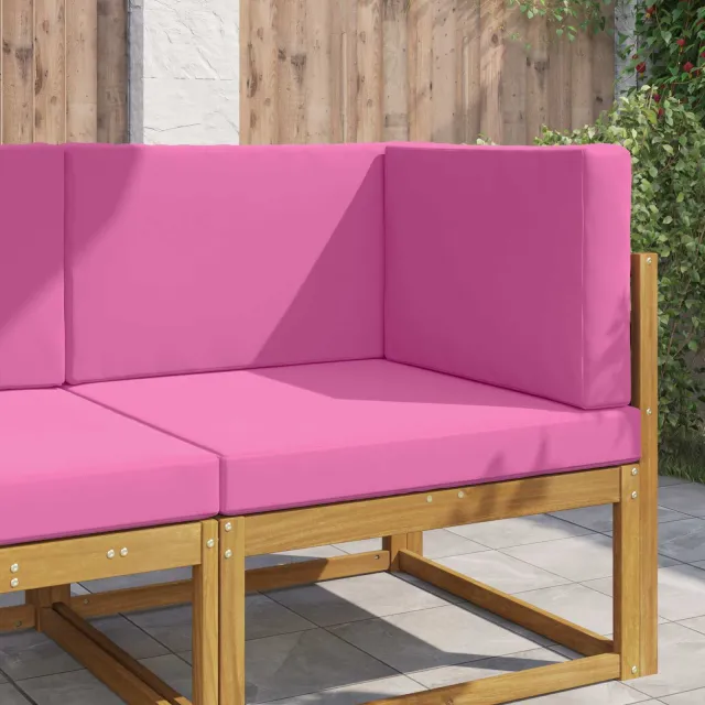 vidaXL Buiten bankkussen Stof Roze 80 x 80 cm