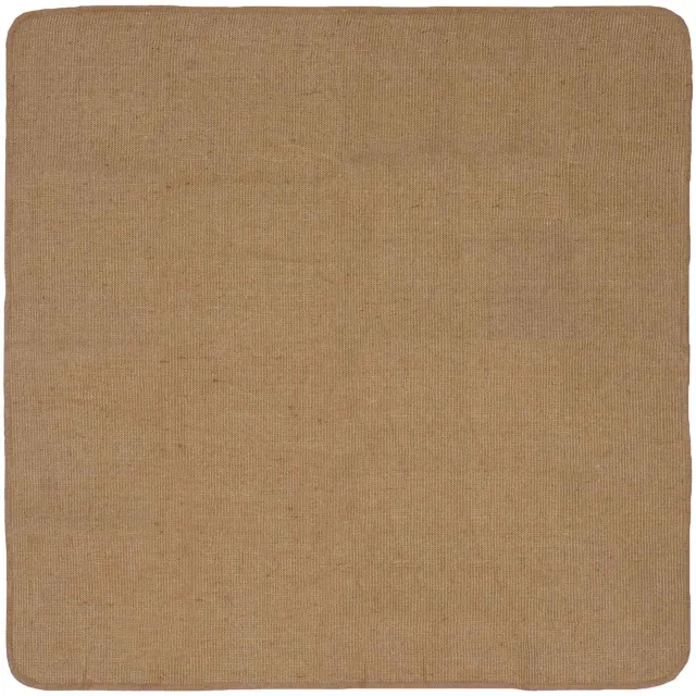 vidaXL Gebied - Tapijt - Lichtbruin - 160 - x - 160 - cm - Jute Licht bruin