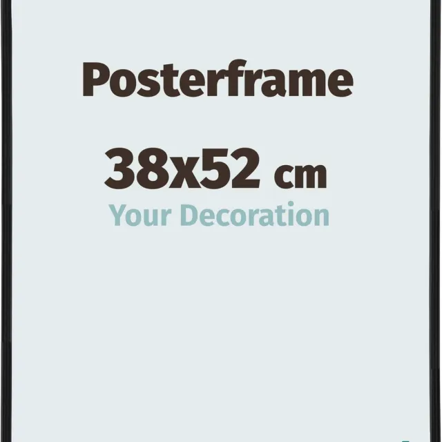 yd. Your Decoration - Posterlijst 38x52 cm - Kunststof - Zwart Mat - Paris