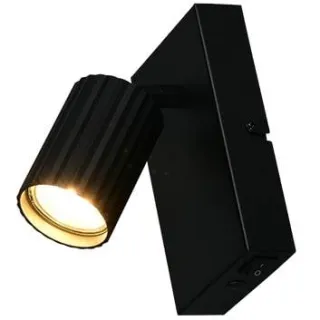 Trio SOKA - Spot - Zwart mat - excl. 1x GU10 4,5 W
