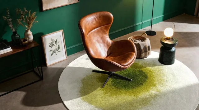 Louis de Poortere Wasbaar Binnen & Buiten Vloerkleed - 200 x 280 cm - Louis De Poortere Drop Green Pepper - Laagpolig Tapijt - Gerecycled PET - Made in Belgium - Circulair Groen
