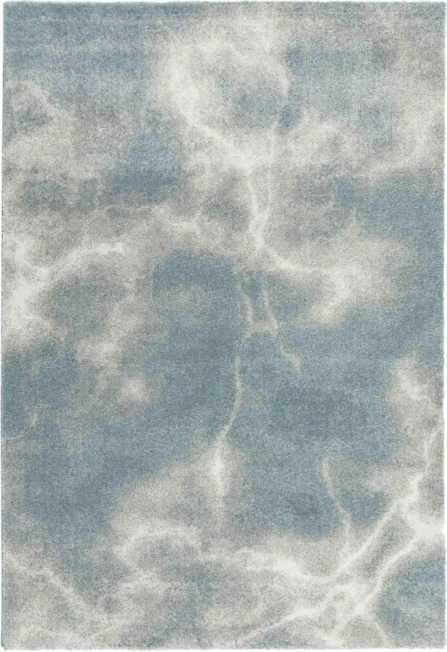 Eazy Living Easy Living - Dream-Spa-Blue Vloerkleed - 200x290 - Rechthoek - Laagpolig Tapijt - Modern - Blauw, Grijs