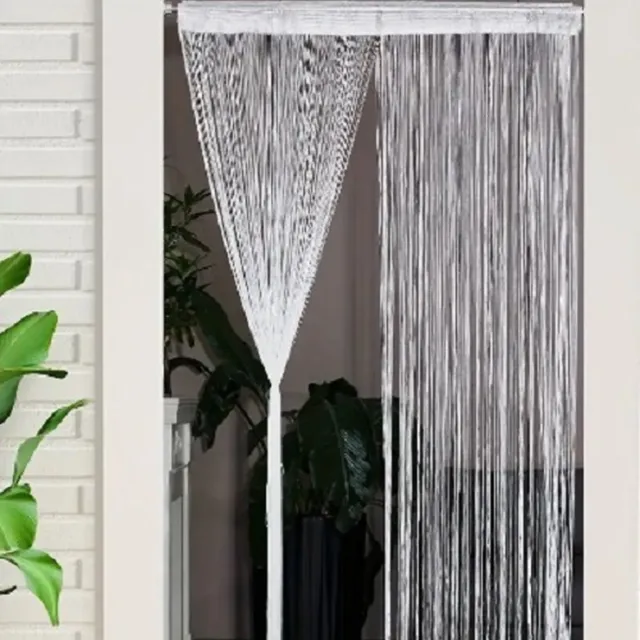 Frusqo Draadjesgordijn Frusqo 90x200 wit / Draadgordijn gordijn met draadjes
