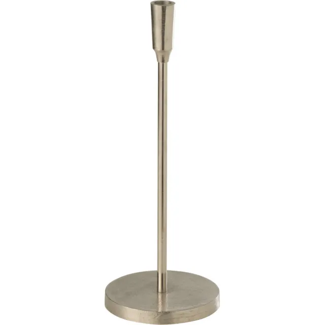 J-Line kandelaar - metaal - zilver - small
