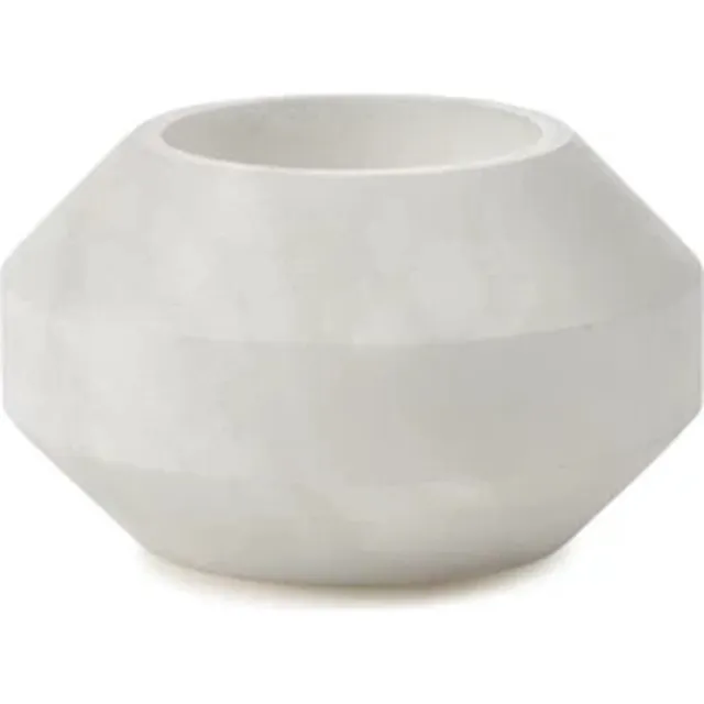 Serax Marie Michielssen theelichthouder D13cm H7.5cm albast wit