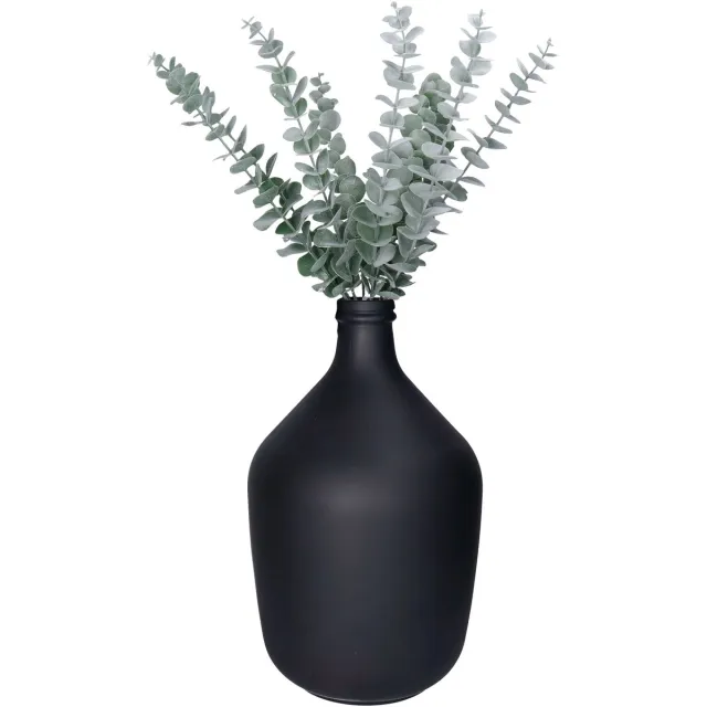 Bellatio Design Kunstplant takken Eucalyptus Cinera - 4x - 60 cm - 3 takken - kunst bladgroen - decoratief - zijdebloemen