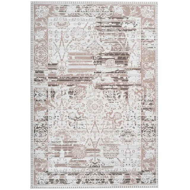 Dutch XXL Vintage Vloerkleed | Tapijt | Galaxy | Ornamenteel | Beige | 120x180 cm