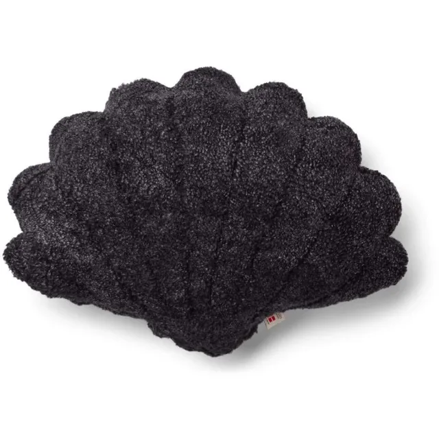 Natures collection Sheepskin House - Schelpen Kussen - 42x58 cm Anthracite