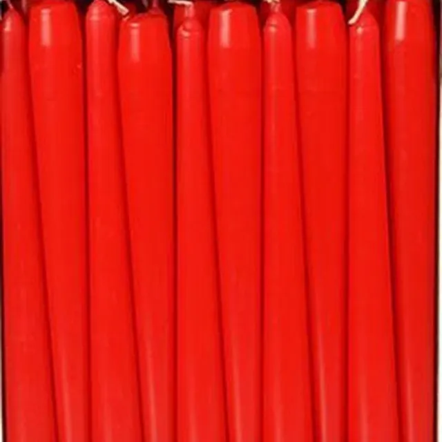 Bouwman Dinerkaarsen Tafelkaarsen rood 50 stuks